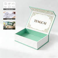 Boîte cadeau magnétique en carton recyclable de luxe écologique, vente en gros, échantillon gratuit, logo personnalisé