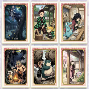 Boîte mystère de cartes à collectionner d'anime japonais, jeux de cartes de table, ensembles pour décoration de bureau, cadeau, divertissement familial - Product Image 4