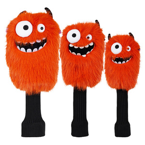 En gros Protège-têtes de club de golf en peluche douce, motif animal (chien), accessoires pour driver - Product Image 5