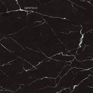 Carreaux à motifs <span class=keywords><strong>de</strong></span> marbre <span class=keywords><strong>noir</strong></span> <span class=keywords><strong>et</strong></span> or Carreau <span class=keywords><strong>de</strong></span> porcelaine à veines blanches en marbre <span class=keywords><strong>noir</strong></span> Carreau <span class=keywords><strong>de</strong></span> céramique émaillé brillant pour sol - Product Image 2
