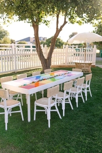 Silla Infantil de Ratán Moderna Hecha a Mano de Primera Calidad con Características de Seguridad para Hoteles, Eventos de Cumpleaños, Decoración de Bodas, Muebles Infantiles - Product Image 1