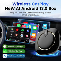 Boîte Ai Carplay sans fil, GPS 6115, adaptateur d'interface Carplay pour GPS Toyota Prado 2022 Audi A4 B8 Nissan Pathfinder Mercedes Glx