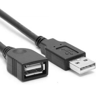 Kabel ekstensi USB 2.0 tipe A kabel pria ke wanita kompatibel dengan Printer, Keyboard, Mouse, Flash Drive, Hard Drive, Pengontrol