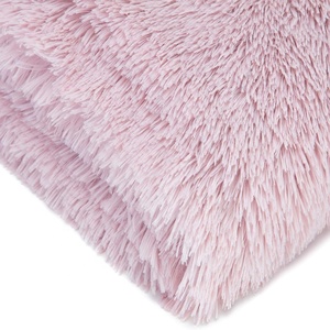 Suave transpirable felpa peluda larga piel sintética fuzzy Sherpa Manta y 2 fundas de almohada para sofá cama sofá - Product Image 5