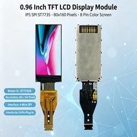 Pantalla LCD TFT FYX de 0.96 Pulgadas, IPS SPI ST7735 80x160, Módulo de Pantalla de 8 Pines, Pantalla a Color para Desarrollo Integrado