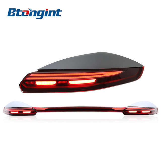 Rear Tail Lights Automatic Lighting System Suitable for 14-16 Model Porsche Panamera Full-Width Tail Light Assembly