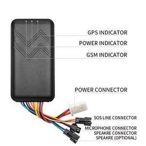 เครื่องติดตาม GPS ในรถยนต์ 4 แบนด์ GSM GPRS อุปกรณ์ติดตามยานพาหนะแบบเรียลไทม์สีดำ - Product Image 2