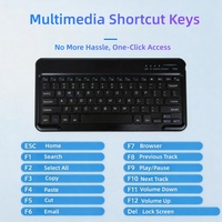 Keyboard Nirkabel Plastik Ultra-Tipis Baru yang Tahan Lama, Isi Ulang, Tombol Scissor, Kompatibel Multi-Sistem untuk iPad/Tablet/Laptop/PC