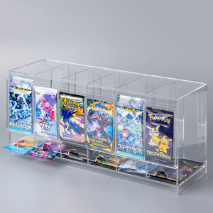 3 Slot 6 Slot <span class=keywords><strong>Booster</strong></span> Pack Dispenser Compatible avec Poke Mon et d'autres cartes à collectionner S'adapte facilement à toute la boîte <span class=keywords><strong>Booster</strong></span> - Product Image 4