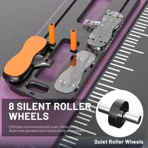 Tavola Fitness Pieghevole RS in Plastica ABS Unisex, Attrezzo Multifunzionale <span class=keywords><strong>per</strong></span> Allenamento Addominale e Core con Ruote B <span class=keywords><strong>per</strong></span> <span class=keywords><strong>Esercizi</strong></span> - Product Image 6