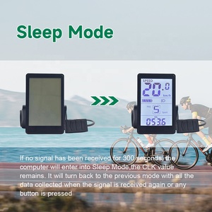 Tùy chỉnh LCD Tốc độ hiển thị xe đạp điện Meter lớn LCD Màn hình điều khiển Mileage xe đạp LCD hiển thị - Product Image 3