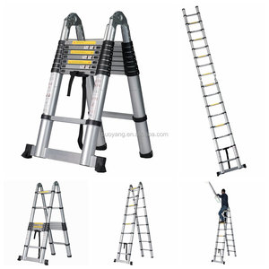 บันไดอลูมิเนียมแบบยืดหดได้สองด้าน SOYOUNG 5.6 เมตร รุ่น Heavy Duty รูปทรงตัว A แบบพับได้ รับน้ำหนักได้ 150 กก. - Product Image 6