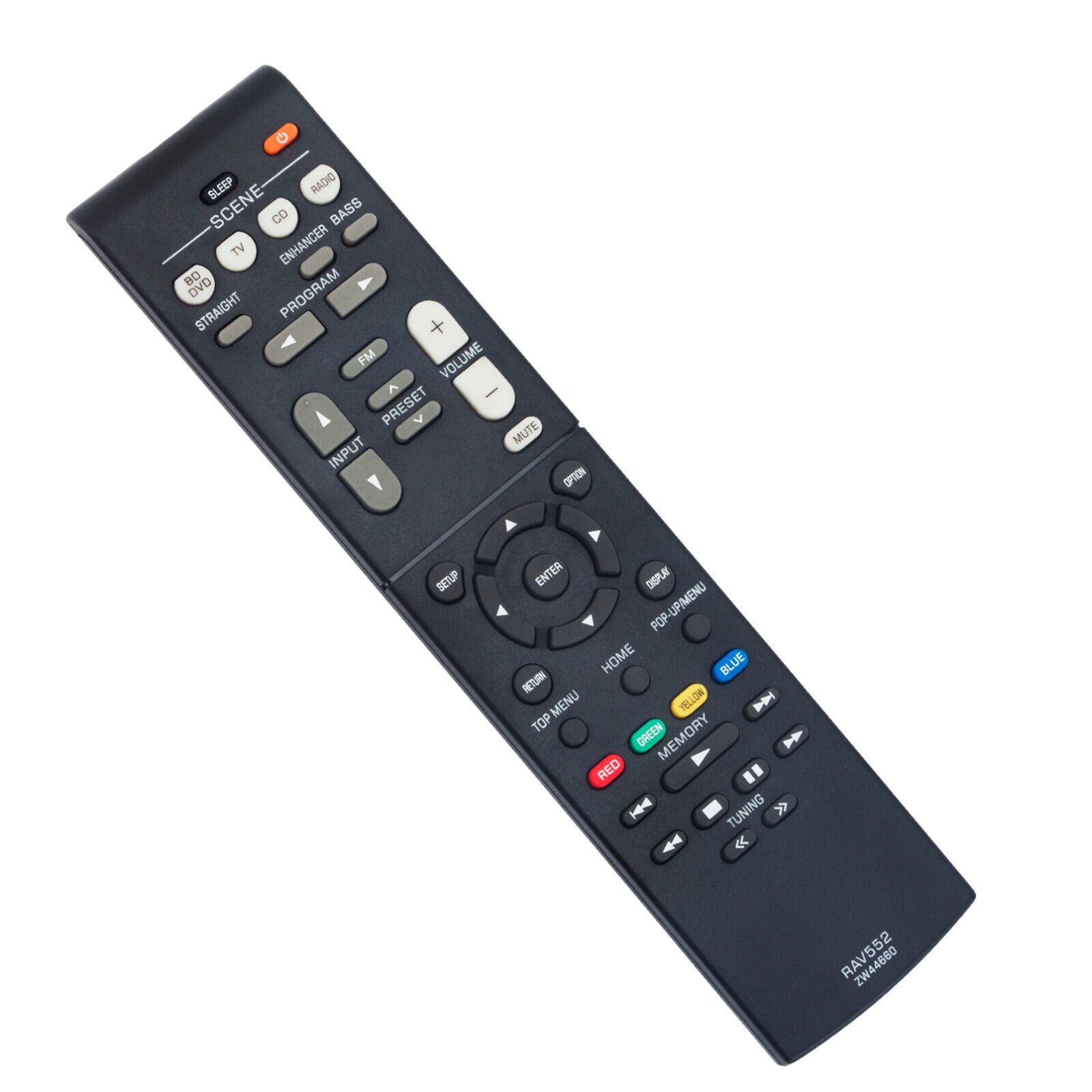 Yamaha RAV552 RX-V283 Remote Control - 4 Button Silicone Keypad