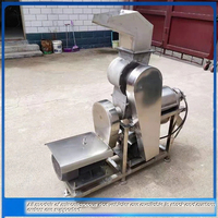 Industriële fruitsapcentrifuge met crusher, één-stapssysteem voor het maken van fruitsap uit heel fruit, hoge productiviteit, 1500W, voor fruitverwerkingsbedrijven
