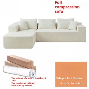 <span class=keywords><strong>Module</strong></span> de bloc de tofu en tissu de canapé compressé sans cadre canapé en éponge complète pour salon - Product Image 3
