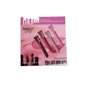 Juego de 4 brillos labiales de larga duración, hidratantes, a prueba de agua, antiadherentes, kit de maquillaje para mujeres - Product Image 5