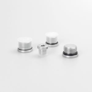 Thép không gỉ 304 kim loại rắn bên ngoài Hex chủ đề O-ring con dấu ống cắm - Product Image 1