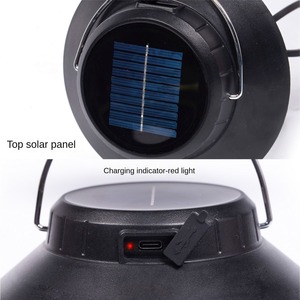 Nueva Lámpara Solar Portátil para Camping, Multifuncional, con Atmósfera Retro, Batería de Larga Duración, Linterna de Mano - Product Image 6