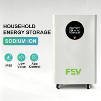 Batterie de stockage d'énergie au sodium-ion 16 kWh à fixation murale pour système solaire domestique |   Stock local UE