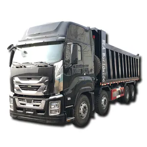 全新五十铃GIGA 8x4重型自卸车460马力12轮建筑用