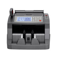 Compteur de billets de devises étrangères AL-6300 infrarouge électrique 220V avec authentificateur de devises US Dollar/Euro/multidevises
