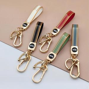 <span class=keywords><strong>Porte</strong></span>-clés de luxe pour voiture, pendentif en TPU avec bordure dorée - Product Image 1