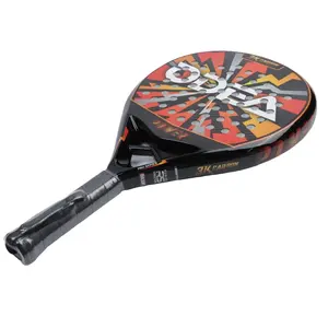 ODEA Raqueta De Tenis De <span class=keywords><strong>Padel</strong></span> Profesional 3K Carbon <span class=keywords><strong>Drop</strong></span> <span class=keywords><strong>Shot</strong></span> Equipo De Raqueta Deportiva Cara Suave Con Bolsa <span class=keywords><strong>Padel</strong></span> Raqueta De Tenis - Product Image 5