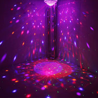 Boule magique LED Mega-Universe, lumières colorées activées par la voix, KTV Bar, salles privées, boîte de nuit, lumière stroboscopique rotative universelle