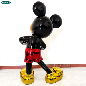 Scultura <span class=keywords><strong>di</strong></span> <span class=keywords><strong>Topolino</strong></span> a Forma <span class=keywords><strong>di</strong></span> Cuore <span class=keywords><strong>di</strong></span> Lusso, Decorazione Artistica Moderna in Resina per Casa - Product Image 5