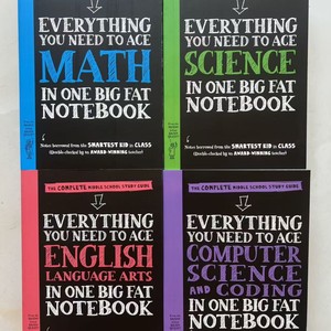 <span class=keywords><strong>Todo</strong></span> lo que necesitas para ser un estudiante de excelencia en la escuela secundaria estadounidense: Notas de estudio, juego de 10 volúmenes, encuadernación perfecta, libros de tapa blanda en cartón. - Product Image 3