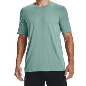 New Custom Design Wholesale Men's 100% Cotton Knitted Anti-Wrinkle Solid Casual Short Sleeve T-Shirts Breathable <b>Logo</b> Sale - Product Image 1