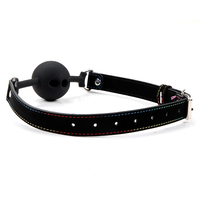 BDSM jeux de sexe Bondage esclave Silicone respirant bouche balle Gag coloré ligne sangle formation bouche ouverte Gag