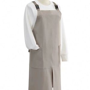 Delantal Unisex Estilo Japonés Coreano Reutilizable y Lavable para Cocina, Arte, Arreglos Florales, Barista de Té con Leche - Product Image 2