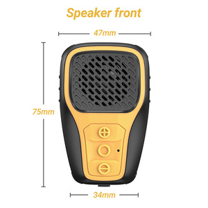 Mini V5.0 Waterproof Wireless Speaker Clip Wearable Voice <b>Control</b> Wireless Charging Battery Portable Outdoor <b>Phone</b> Calls Music - Product Image 2