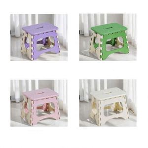 Plastic Folding Garden Chair <b>Iron</b> Frame Portable Outdoor Bedroom Use Thickened Space-saving Design <b>Lightweight</b> PP Material - Product Image 3