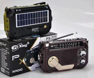 Radio AM/FM/SW Retro Solar de Manivela, Multibanda con Linterna y Reproductor de MP3 USB - Product Image 4