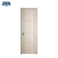 Porte intérieure de bureau colorée JHK-MD-FC07-2, panneau de porte en mélamine bois, porte de chambre