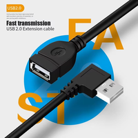 Großhandel 90-Grad-USB-Verlängerungskabel mit Aufwärts- und Abwärtswinkel, Hochgeschwindigkeits-Daten- und Ladekabel für Videospieler