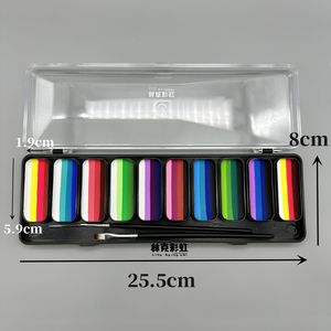 Boyama seti profesyonel özelleştirme gökkuşağı su aktivasyon DIY yüz boyama toksik olmayan ve zararsız pigmentler - Product Image 2