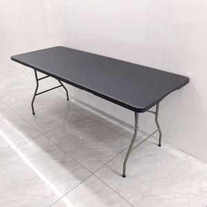 Alta calidad <span class=keywords><strong>6</strong></span>-8 <span class=keywords><strong>personas</strong></span> portátil para acampar al aire libre comedor ratán negro plástico <span class=keywords><strong>6</strong></span> pies <span class=keywords><strong>mesa</strong></span> <span class=keywords><strong>plegable</strong></span> - Product Image 4