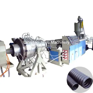 PE Plastic manufacturing machinery Carbon spiral pipe extruder machine line