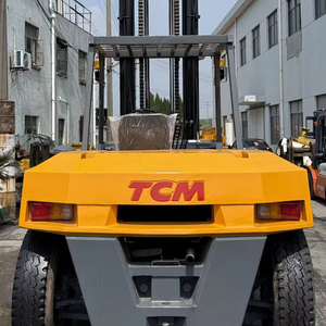 Komatsu/T-o-y-o-t-a/mitsubishi TCM 10/12/15/16/18/20/25 Ton Diesel Used Forklift truck japan engine <b>fork</b> position side shift - Product Image 1