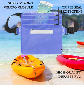 Haoran Atacado Bolsa de Cintura Transparente Sensível ao Toque, Impermeável de PVC, para Promoção - Product Image 4