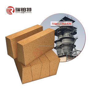 Feuer beständiger Ofen Schamotte stein SK32 33 34 Ofen gebrannter feuerfester Ziegelstein für hohe Qualität - Product Image 1