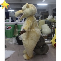 Costume de mascotte paresseux écureuil Funtoys Cosplay Halloween Zootopia en peluche personnalisé pour adulte