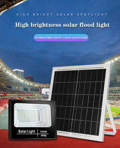 2026 <strong>Best</strong> High <strong>Power</strong> 12v/24v All One Integrated Outdoor Garden <strong>Solar</strong> Aluminum Battery <strong>Floodlight</strong> IP65 Waterproof 50w 100w - Product Image 5