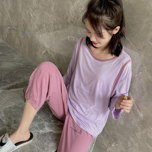 Conjuntos de pijamas de maternidad para amamantar, ropa de dormir para mujeres embarazadas, Top de <span class=keywords><strong>manga</strong></span> <span class=keywords><strong>larga</strong></span> + Pantalones, Camisón de <span class=keywords><strong>lactancia</strong></span> - Product Image 5
