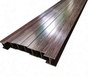 لوح ألياف زجاجية مقاوم للتآكل للاستخدام الخارجي، محاكي للخشب، مصنوع بتقنية البثق (FRP)، مخصص للممرات والأرصفة، ذو سطح أملس وعريض. - Product Image 3