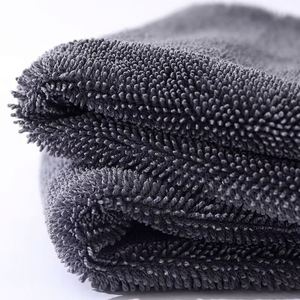 Serviette de nettoyage en microfibre tricotée double face 1200 g/m² 40*40 cm à séchage rapide pour le lavage de voitures et l'utilisation en cuisine - Product Image 2