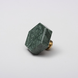Small Drawer Knobs Nordic Simple <b>Single</b> Hole Round Hexagonal Marble Brass Handle Cabinet <b>Wardrobe</b> Drawer Door Handle - Product Image 5